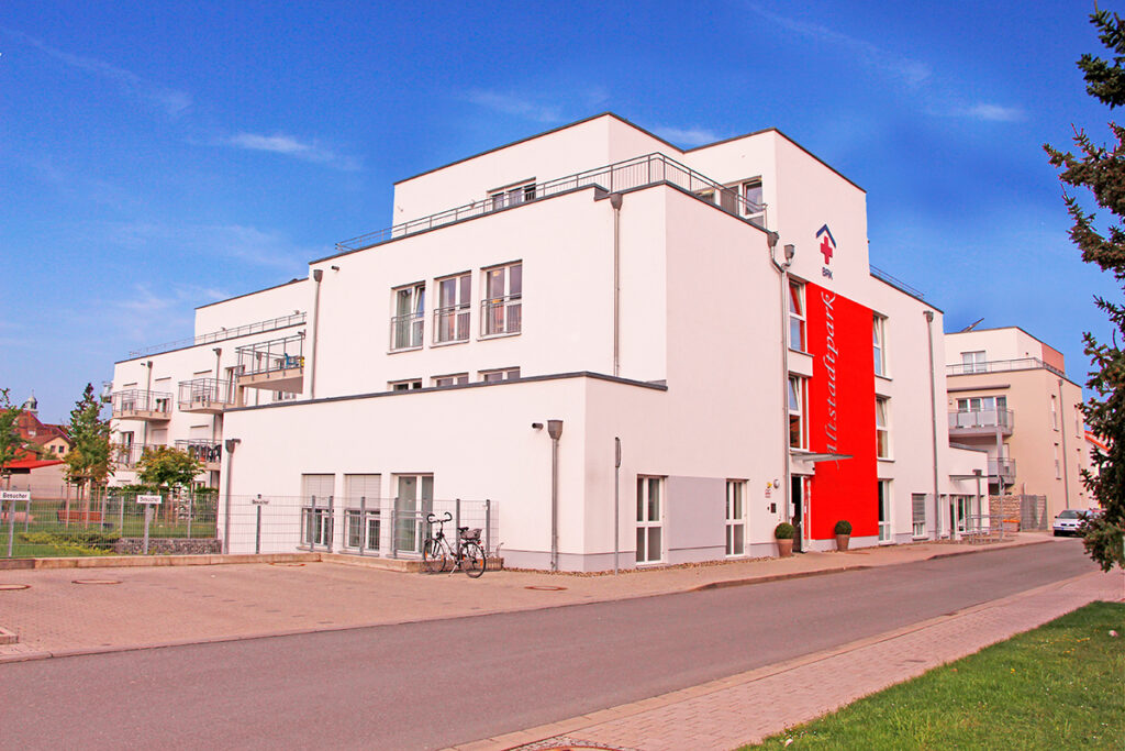 Ansicht des BRK-Altstadtparks im Bayreuther Eichelweg.